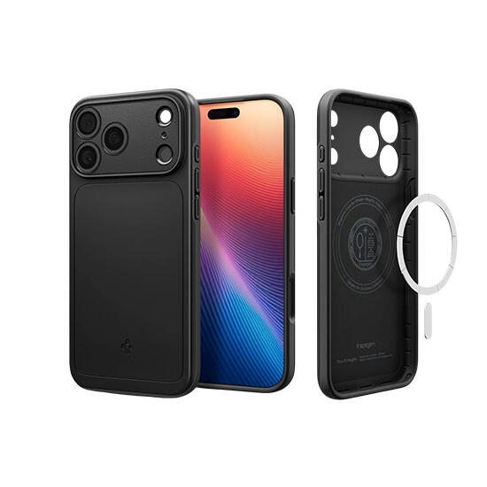 Spigen Thin Fit Magfit Case For Apple iPhone 17 Pro ACS10339 Black