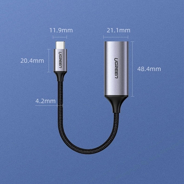 Ugreen Type-C to HDMI Convertor 70444 Grey