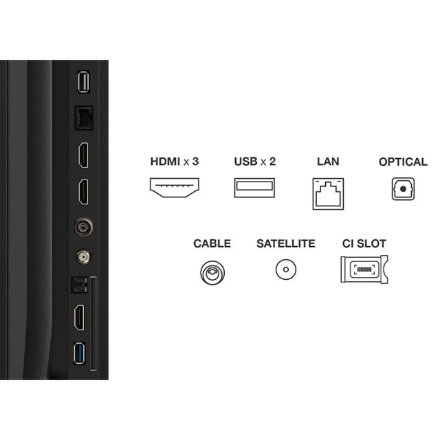 TCL TV 75V6C Black