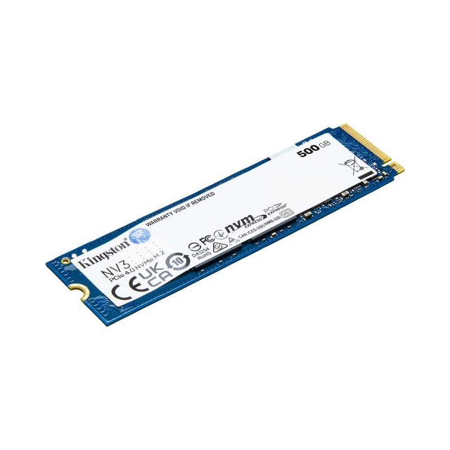 Kingston SSD NVMe 500G M.2 SNV3S/500G Black