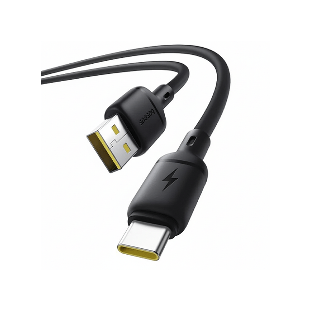 Baseus Silky Fast Charging Data Cable USB-A to USB-C 3A 2m P10377703113-03 Black