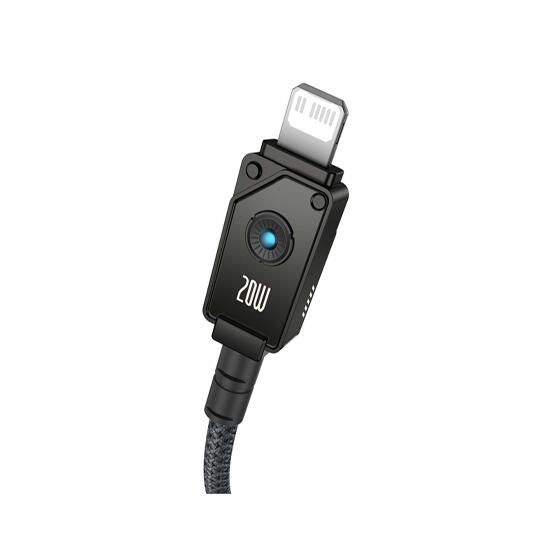 Baseus Unbreakable Series Fast Charging Data Cable Type-C to IP 20W 1m P10355803111-00 Cluster Black