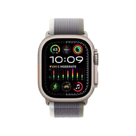 Apple Watch Ultra 2 49mm Titanium Green/Grey Trail Loop MRFP3 M/L