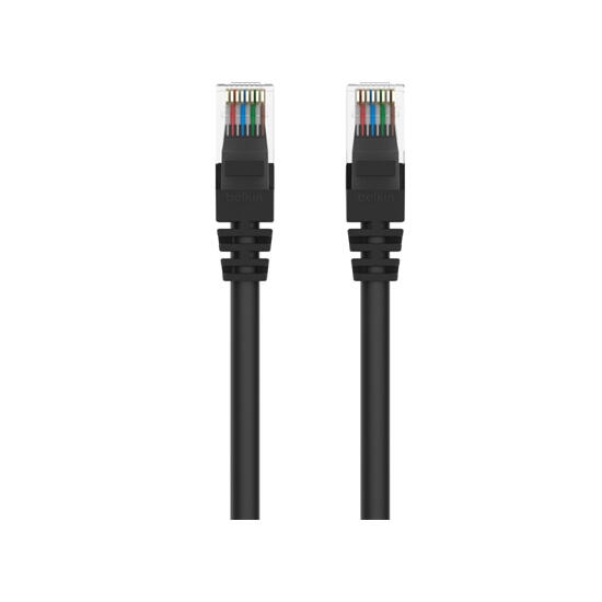 Belkin CAT6 Ethernet Cable Patch Snagless 1M RJ45M A3L981BT01MBKHS Black