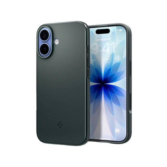 Spigen Thin Fit Magfit Case For Apple iPhone 17 ACS10374 Abyss Green