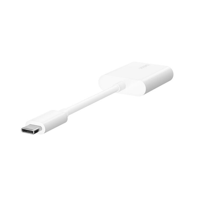 Belkin USB-C Audio Charge Adapter White