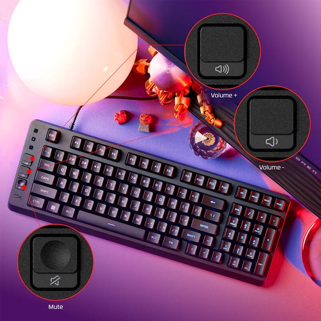 HyperX Gaming keyboard Eve 1800 Black