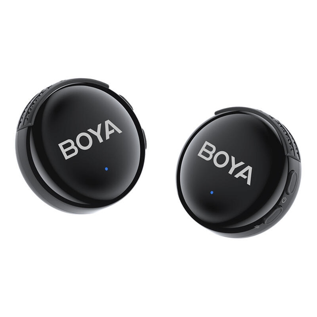 BOYA BOYALINK 3-01 AI-Powered Button-Sized Wireless Microphone Black