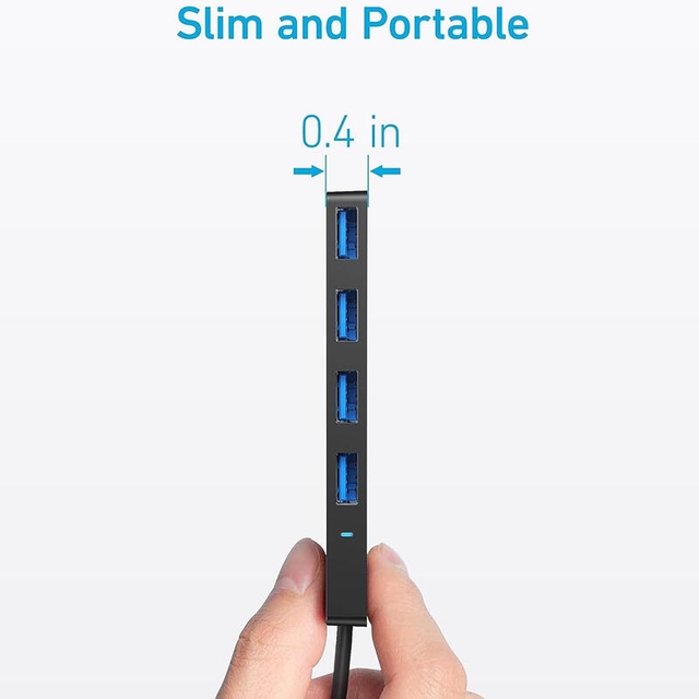 Anker USB-C Data Hub 4in1 A8309G11 Black