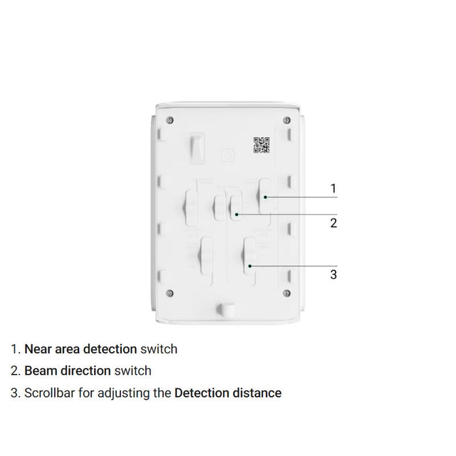 Ajax DualCurtain Outdoor Jeweller White