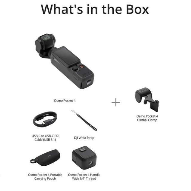 DJI Osmo Pocket 4 Standard Combo Black