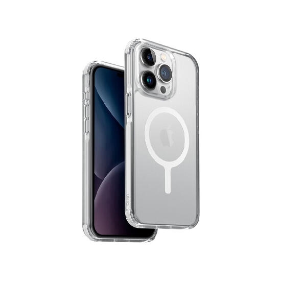 Uniq Hybrid Magclick Charging Combat Iphone 15 White