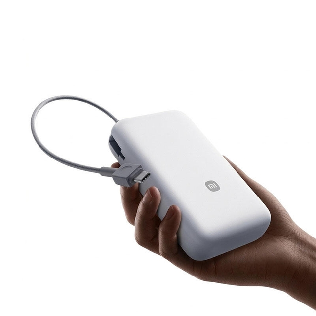 Xiaomi Power Bank Integrated Cable 20000mAh BHR9738GL Light Gray
