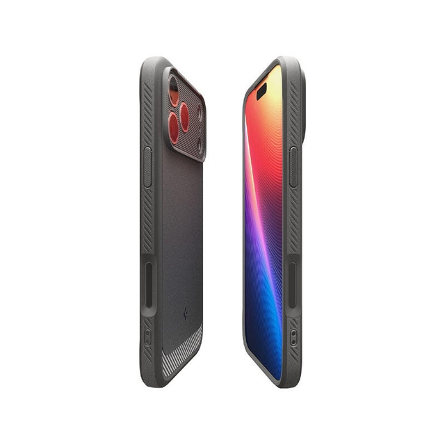 Spigen Rugged Armor Magfit Case For Apple iPhone 17 Pro Max ACS10264 Grey