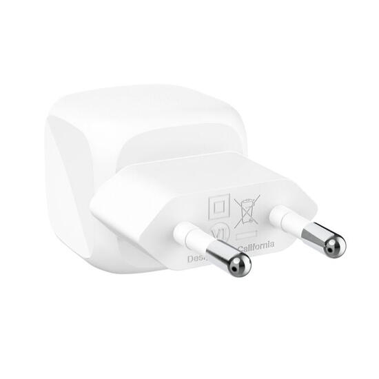Belkin 20W USB-C Cube Wall Charger With PPS WCA009kqWH White