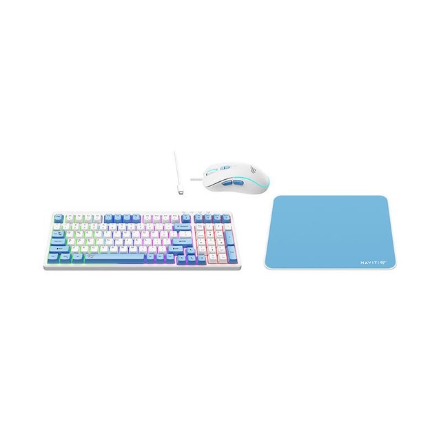 Havit KB897CM Gaming Keyboard White/Blue