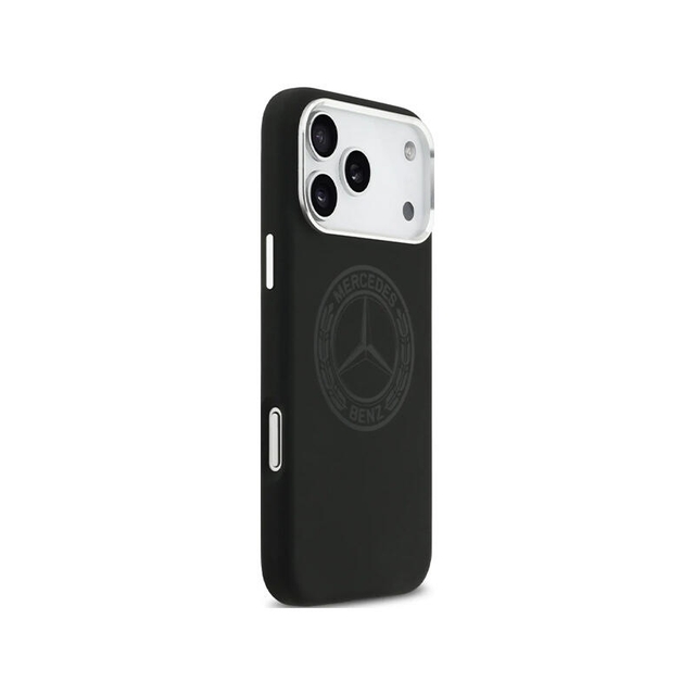 Mercedes-Benz HC Magsafe Leathe HC Magsafe Silicone Vintage Logo Iphone 17 Pro Max MEHMP17X25LSOVILK Black