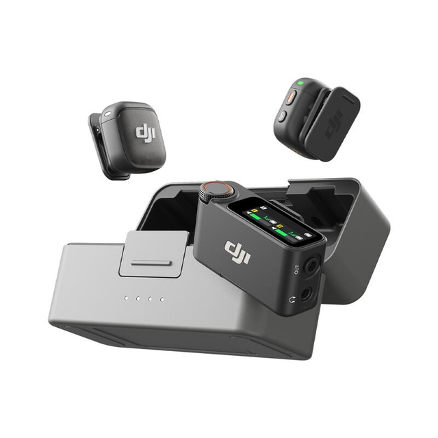 DJI Mic 3 2 TX plus 1 RX plus Charging Case Grey