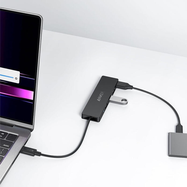 Anker USB-C Data Hub 4in1 A8309G11 Black