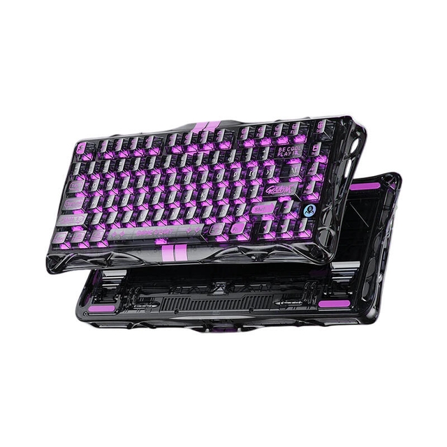GravaStar Gaming Keyboard Mercury V75 Lite 75% Hall Effect Magnetic Switch Transparent black
