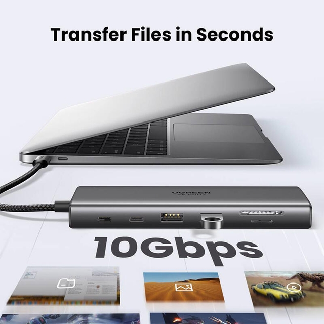 Ugreen 11-in-1 USB-C Hub 45520 Grey