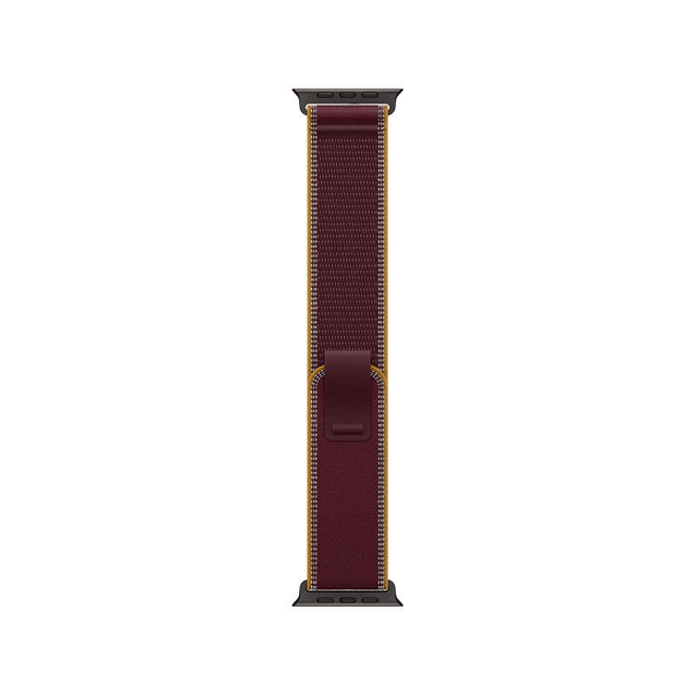 Apple Watch Ultra 4 GPS 49mm Black Titanium Case with Burgundy Trail Loop