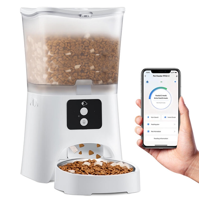 Petsuper Smart Pet Feeder PF02-2 White