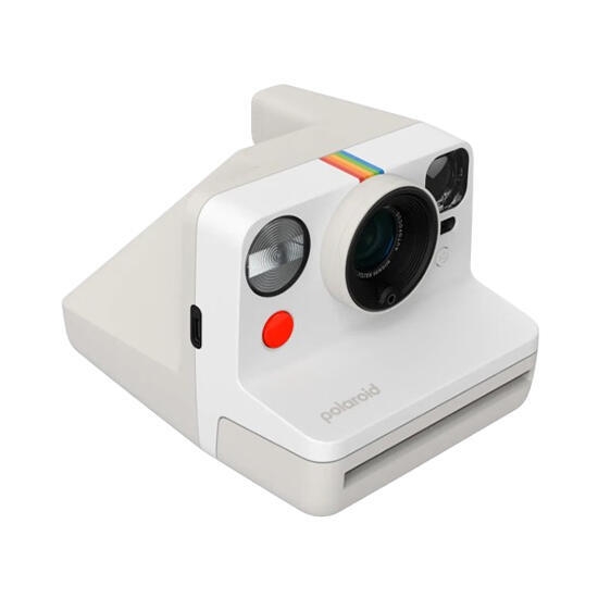 Polaroid Now Generation 3 Pebble White Bundle Color Film 8 Photos