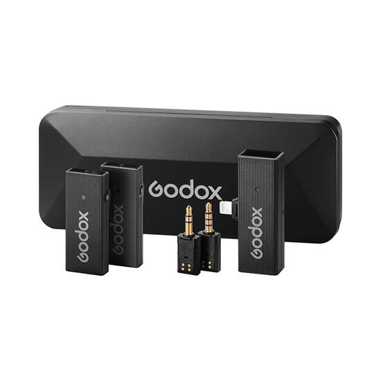 Godox 2.4GHz Wireless Microphone System MoveLink Mini LT Kit2 Black