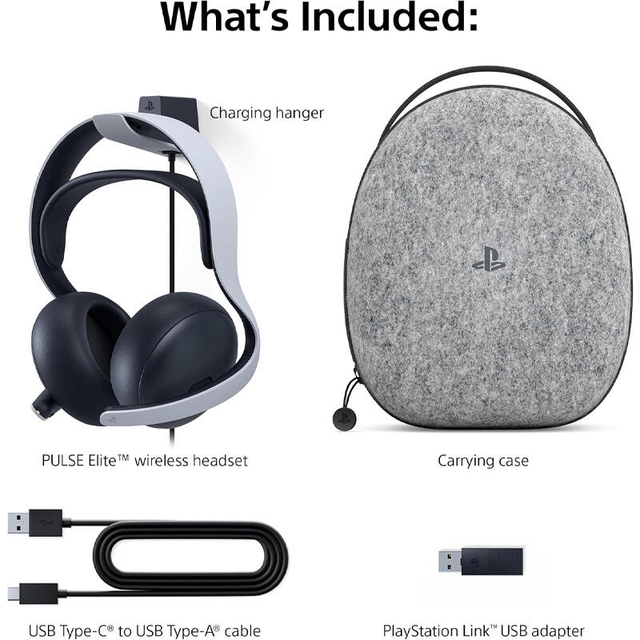 Sony Pulse Elite WL Gaming Headset White