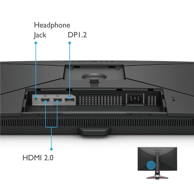 BenQ Mobiuz EX2710S 9H.LKFLA.TBE Black
