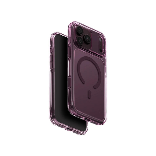 Uniq Hybrid Magclick Charging Lifepro Xtreme Iphone 18 Pro Max Deep Burgundy