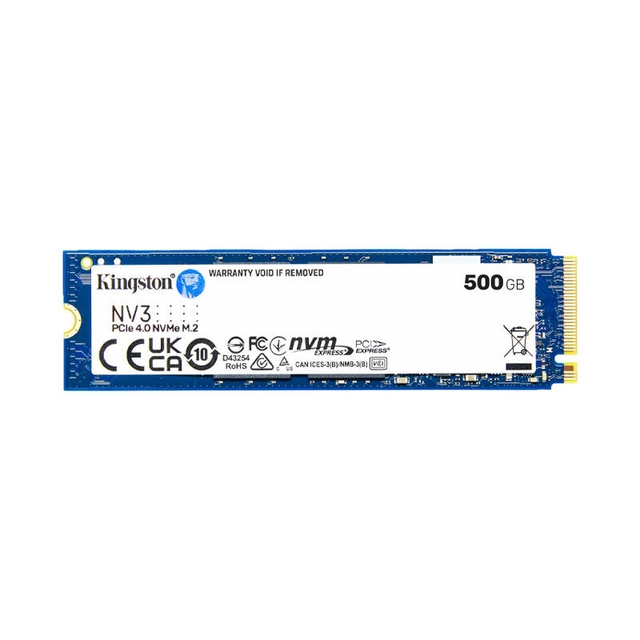 Kingston SSD NVMe 500G M.2 SNV3S/500G Black