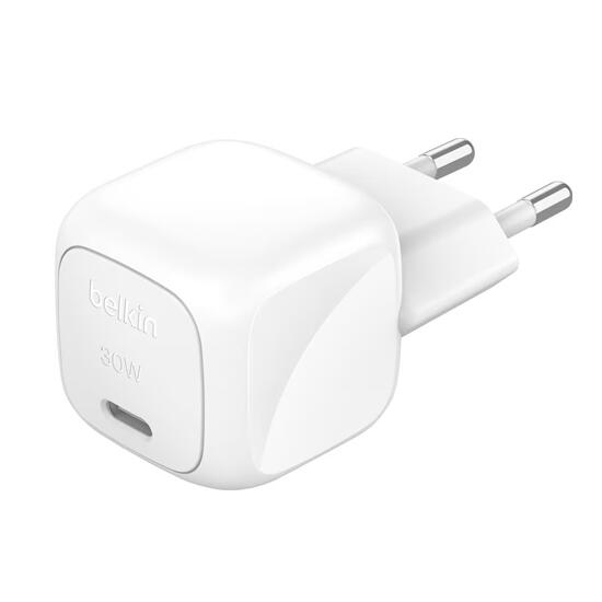 Belkin 30W USB-C CUBE Wall CHarger With PPS WCA008kqWH White