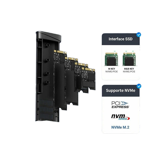 Ugreen M.2 NVMe SSD Enclosure 35267 Grey
