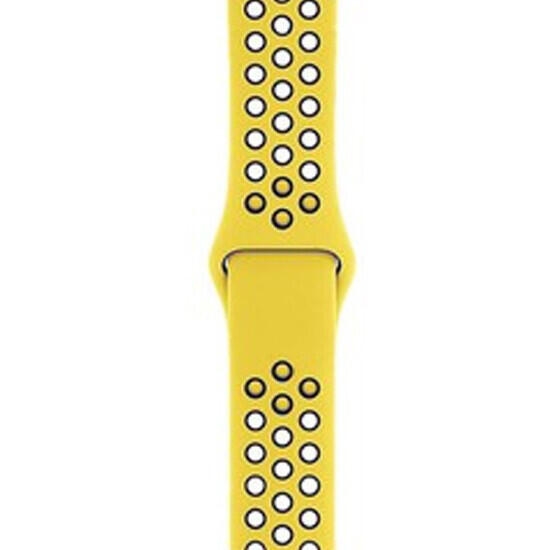 Sport Band With Hole For Apple Watches Series 38/40/41mm L Yellow/Black