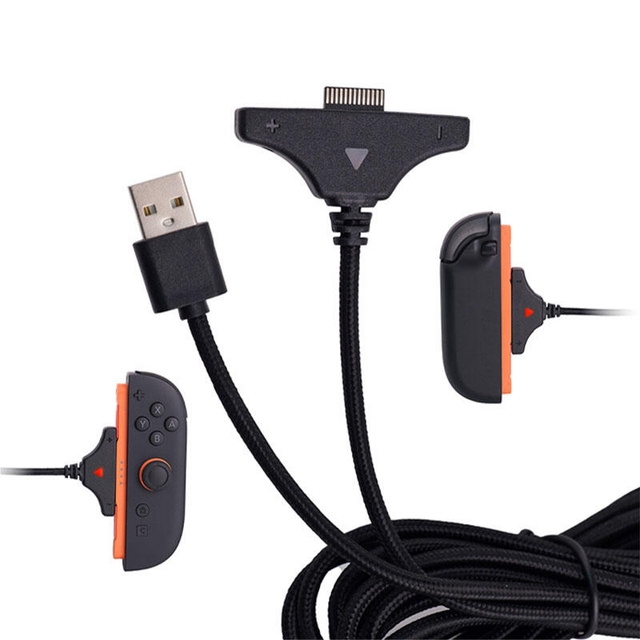 DOBE Switch 2 Joycon Charging Cable 2 Pack TNS-51110 Black