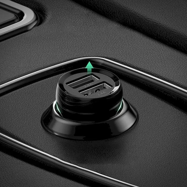 Ugreen Dual USB Car Charger 4.8A 50875 Black