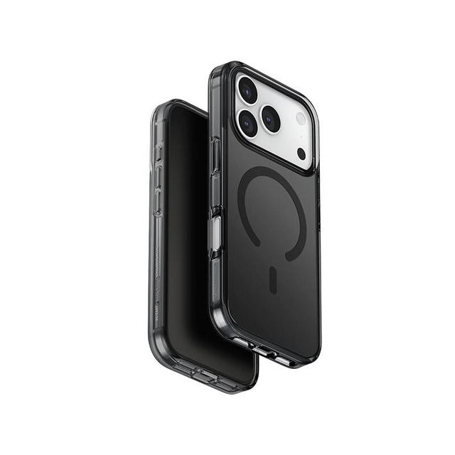 Uniq Hybrid Magclick Charging Clario Apple iPhone 17 Pro Smoke