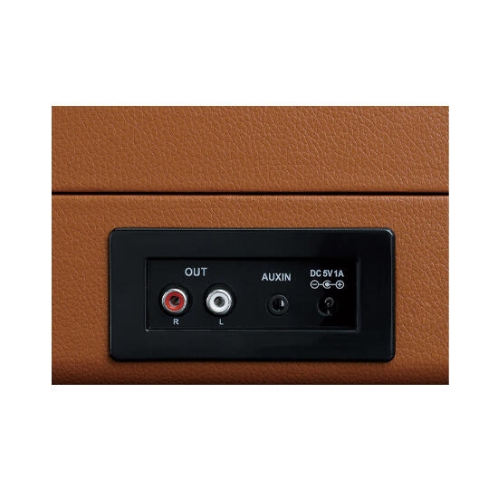 Lenco TT-10  Suitcase Record Player with speakers Brown