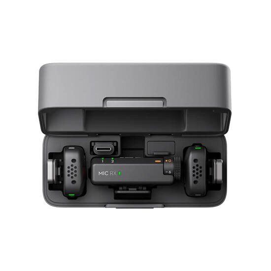 DJI MIC MINI 2 TX + 1 RX + CHARGING CASE Grey