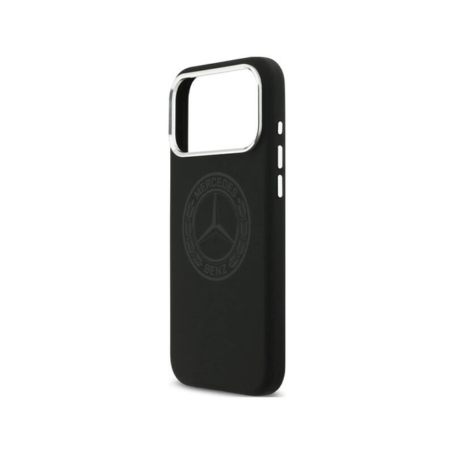 Mercedes-Benz HC Magsafe Leathe HC Magsafe Silicone Vintage Logo Iphone 17 Pro Max MEHMP17X25LSOVILK Black