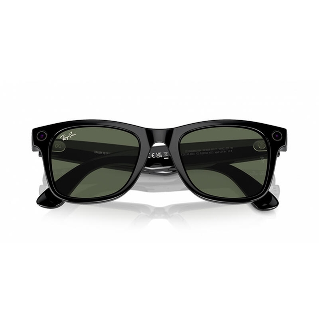 RayBan Meta WayFarer RW4008 Shiny Black/Green