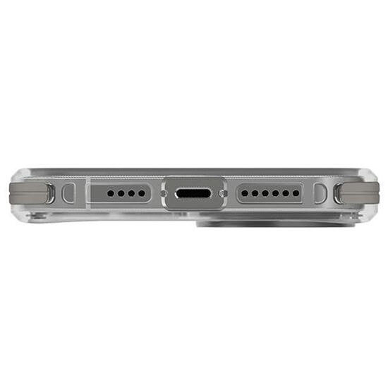 Uniq Hybrid Magclick Charging Combat Iphone 15 Pro Max Frost Grey