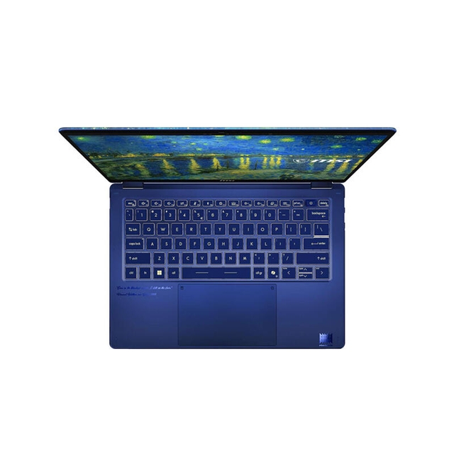 MSI Prestige 14 Flip Vincent van Gogh Edition 9S7-14T234-413, Intel Core Ultra X9 - 378H, Intel Arc Graphics, 32 GB RAM SSD 1TB, Free Dos, Laptop