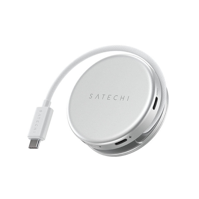 SATECHI OntheGo 5-in-1 Multiport Adapter Silver