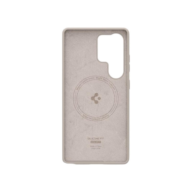 Spigen Silicone Fit MagFit Case For Samsung Galaxy S25 Ultra ACS09165 Natural Titanium