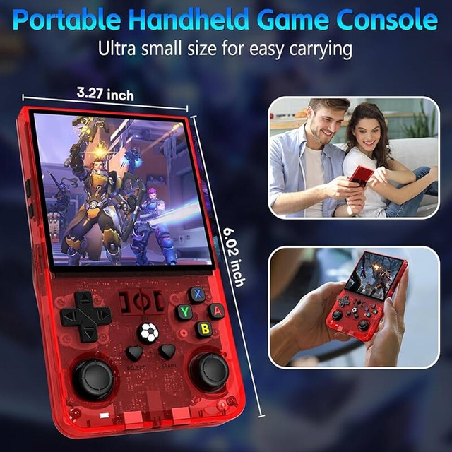 R36Max Handheld Portable Game Station 128GB Red
