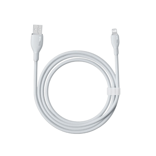 Baseus Pudding Series Fast Charging Cable USB to Lightning 2.4A 2m P10355700221-B2 Stellar White