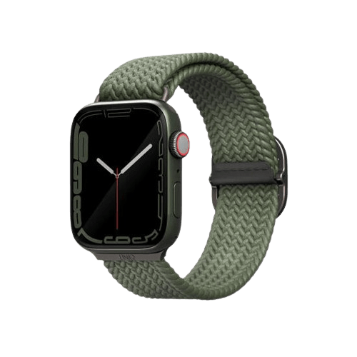 Uniq Aspen Braided Apple Watch Strap 46/45/44/42Mm Green